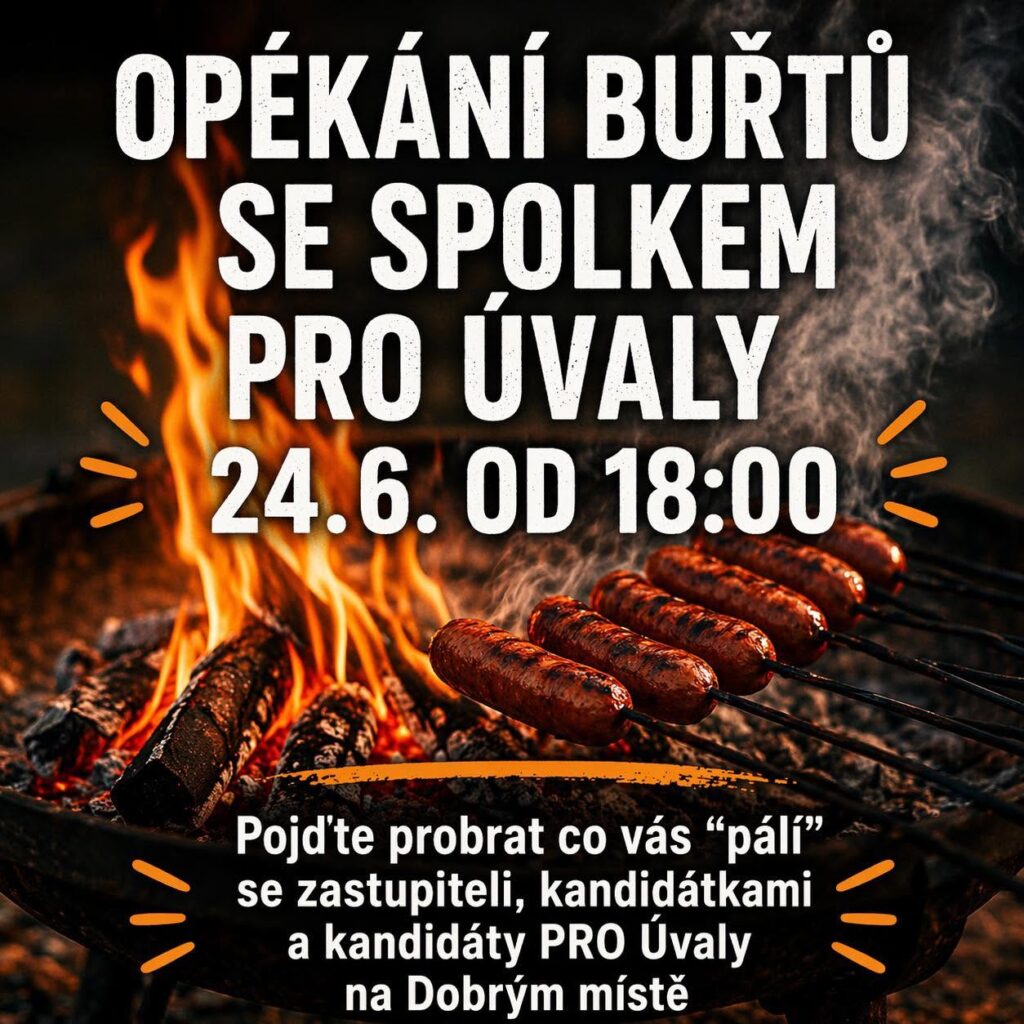 Opékání buřtů s PRO Úvaly