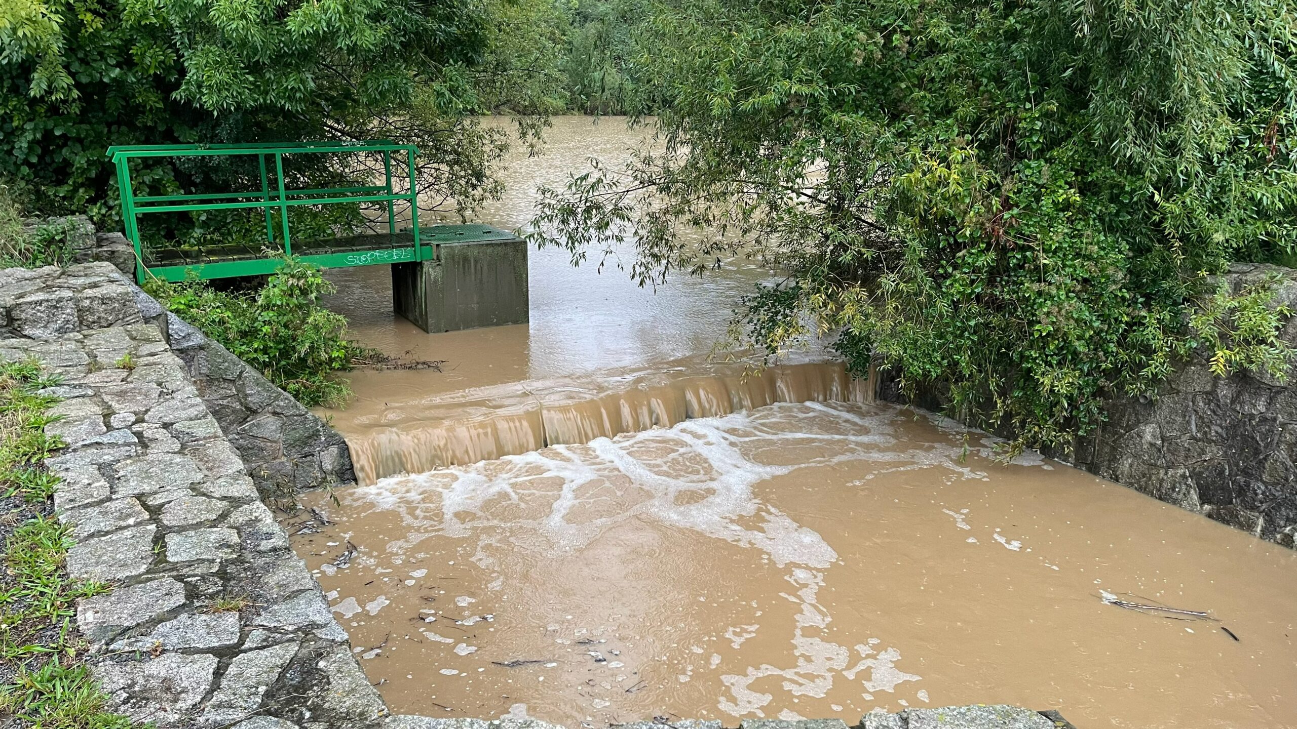 povodně Úvaly 2024