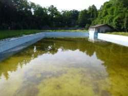 koupaliště Úvaly stav 2016