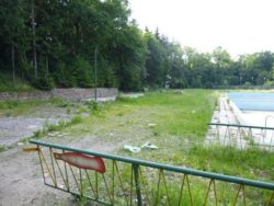 úvalské koupaliště, stav 2016